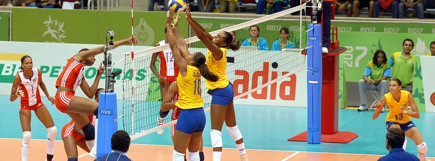 Volleyball Match - Cuba Vs Brazil