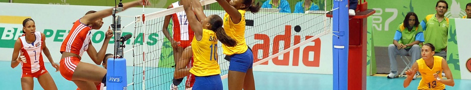 Volleyball Match - Cuba Vs Brazil