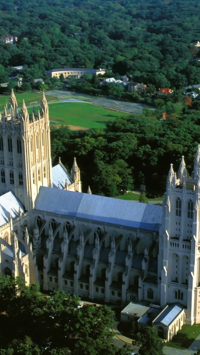 Washington National Cathedral Usa Landscape