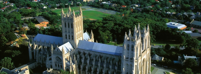 Washington National Cathedral Usa Landscape