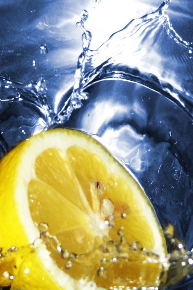 Water Fruits Food Lemons