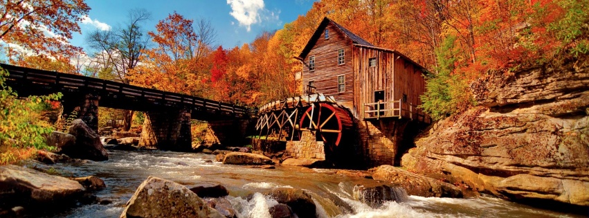 Water Mill Nature Landscapes