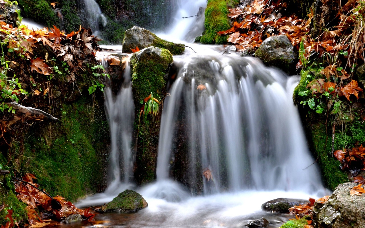 Waterfalls Thessaly Greece Nature Landscapes