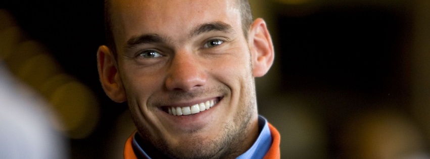 Wesley Sneijder Dutch Football Athlete Smile