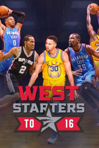 West 2016 NBA All Star Starters