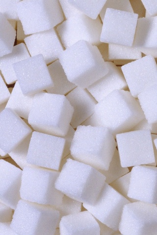 White Food Sugar Cubes