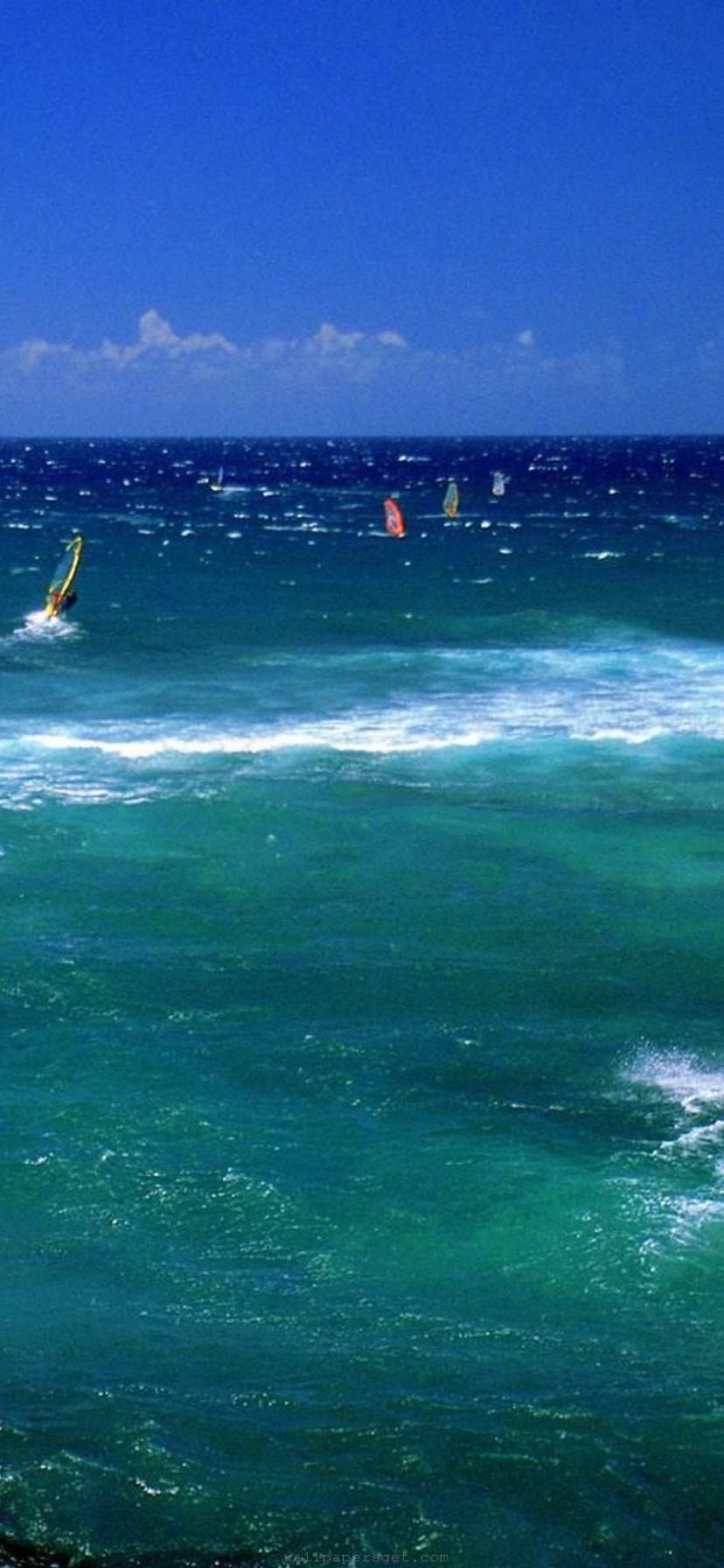 Wind Surfing Surfer Maui