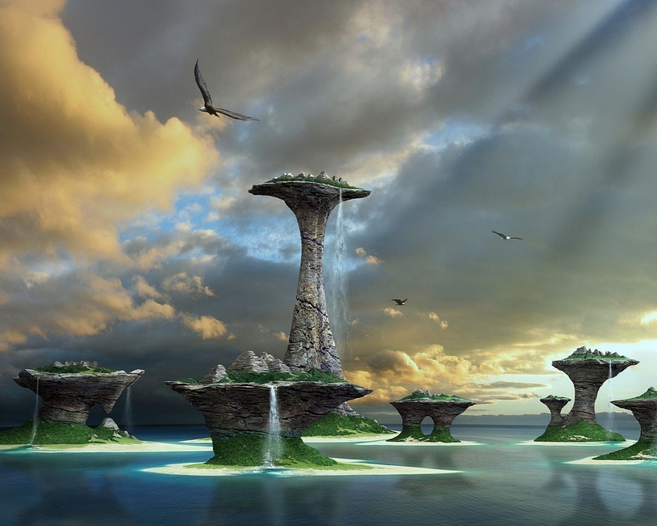 Windows 8 3D Fantasy Lake