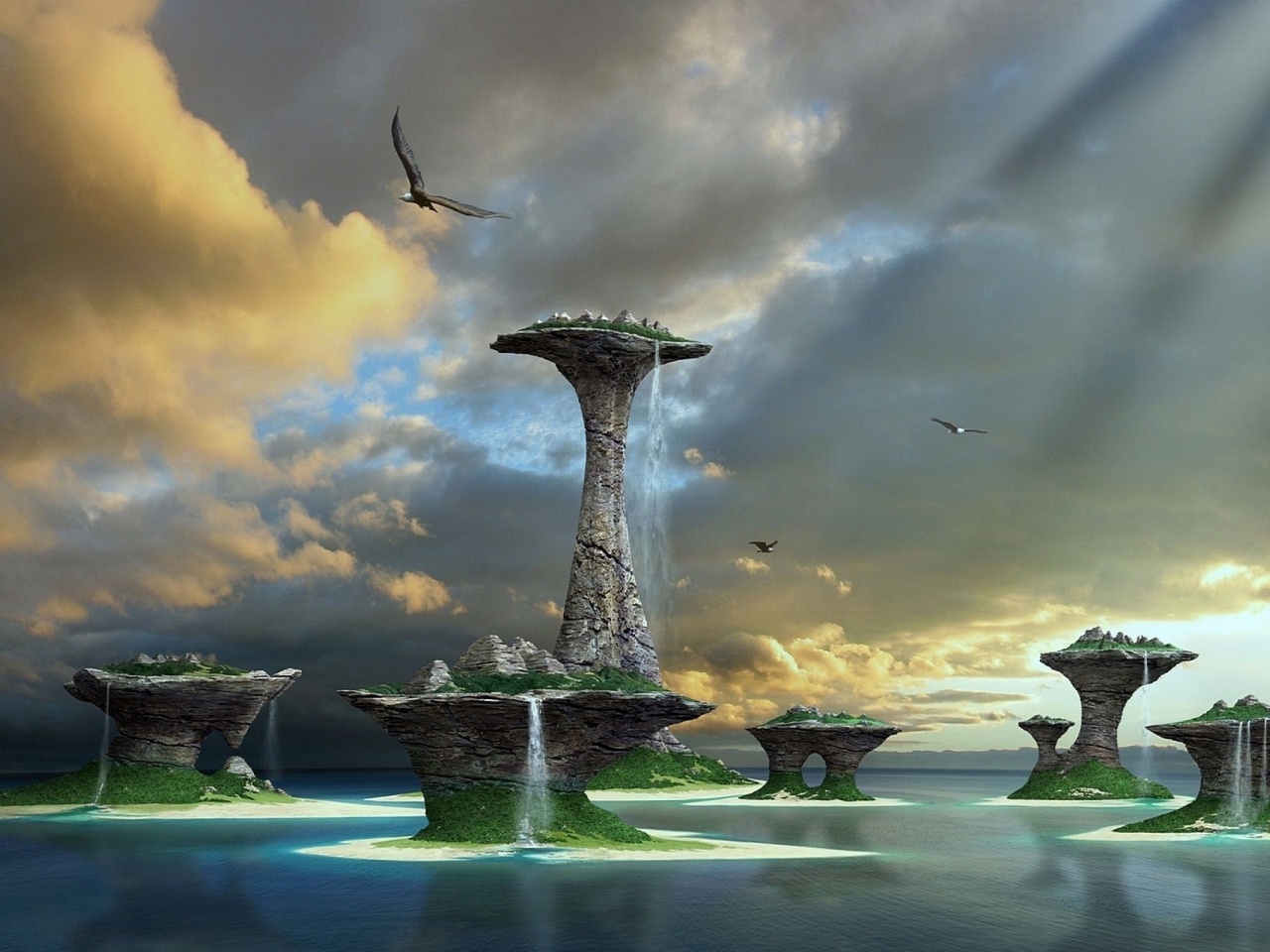 Windows 8 3D Fantasy Lake