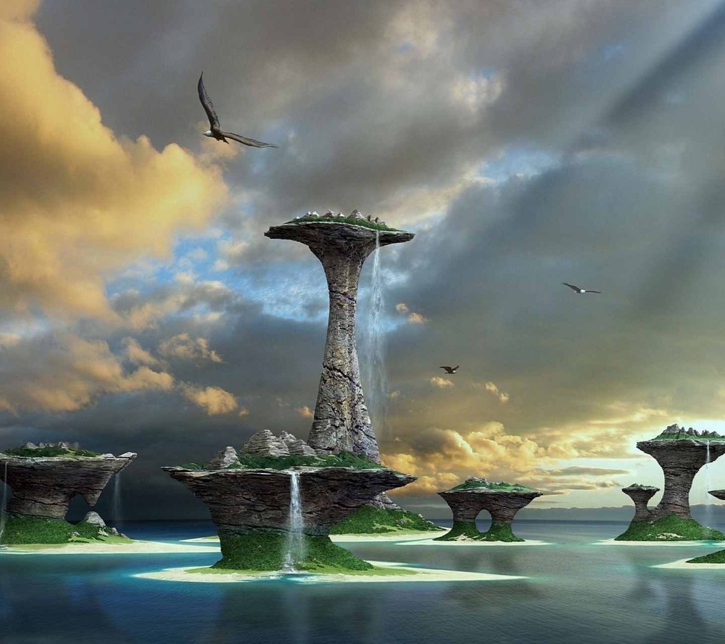 Windows 8 3D Fantasy Lake