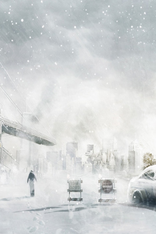 Winter Cityscapes Post-apocalyptic