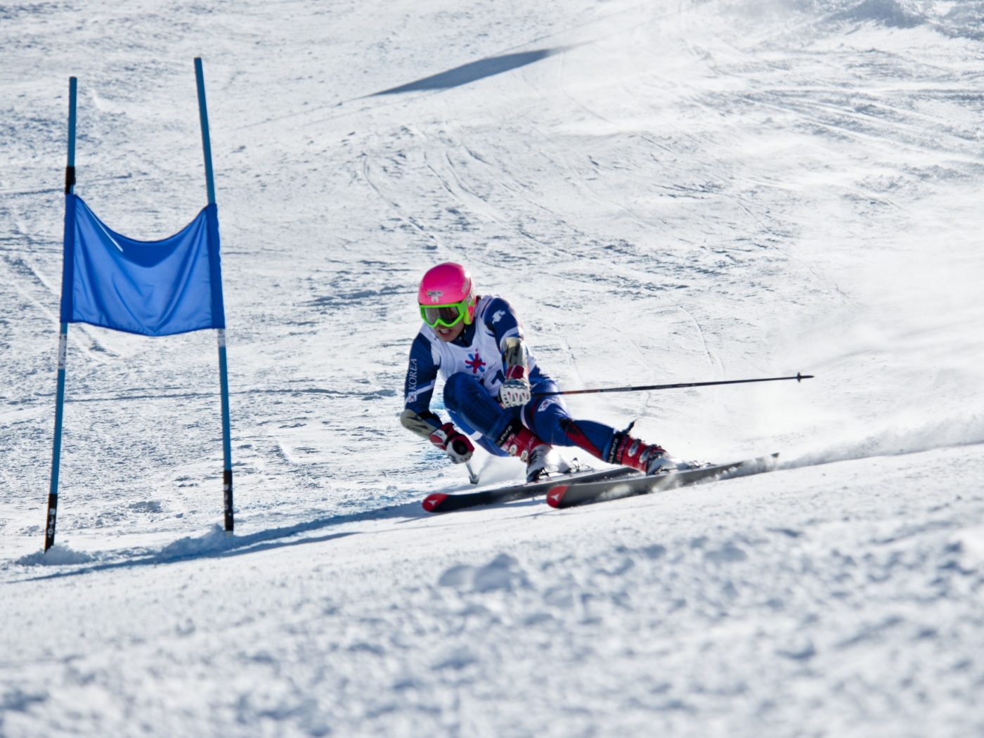 Winter Mountains Skiing