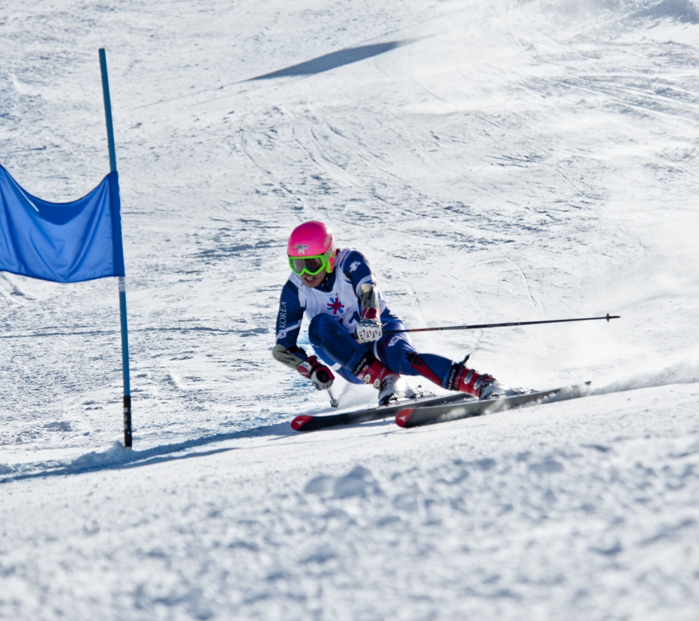 Winter Mountains Skiing