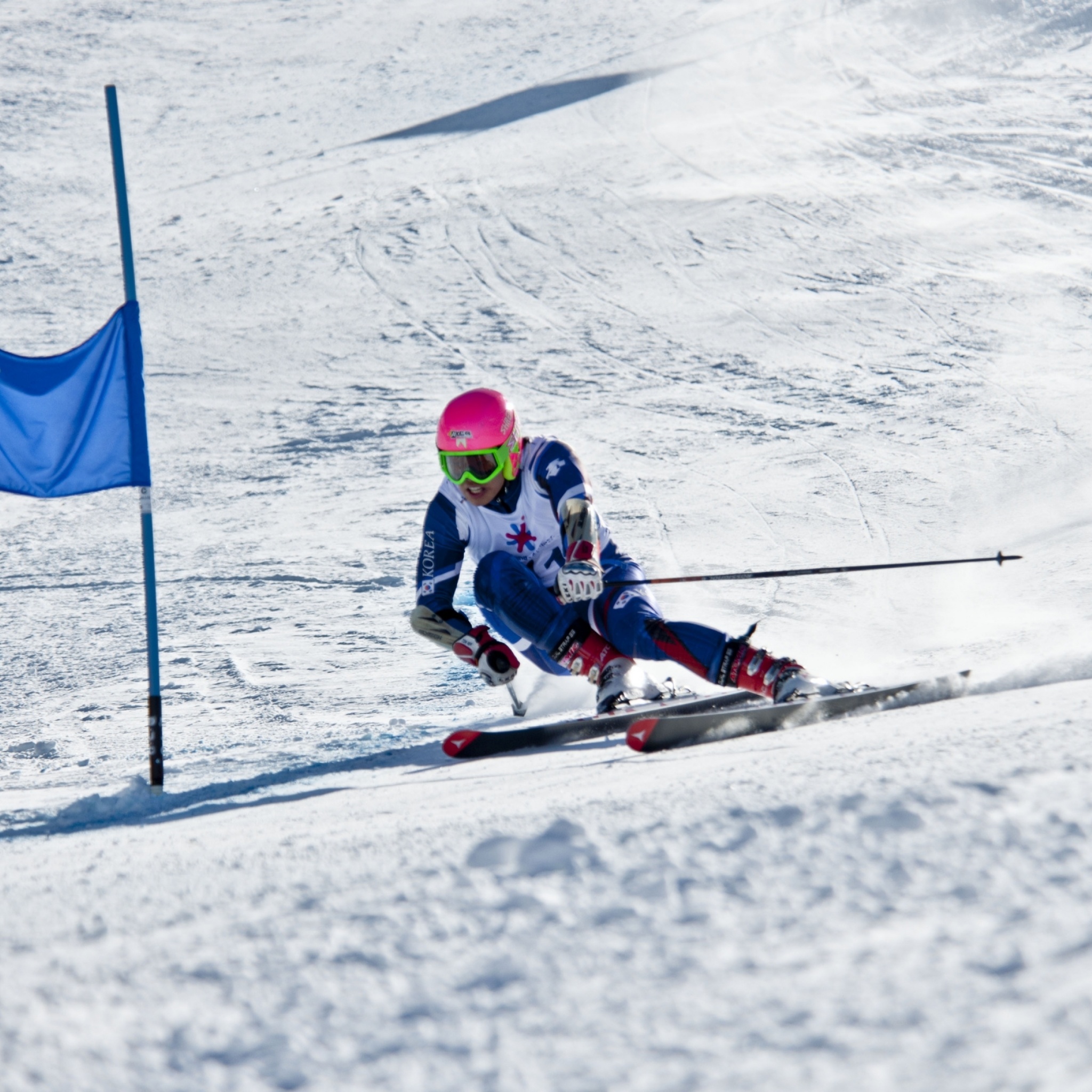 Winter Mountains Skiing