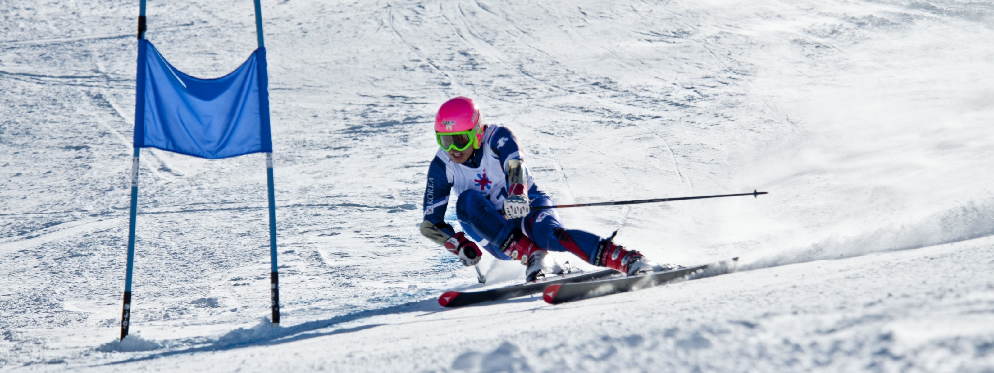 Winter Mountains Skiing