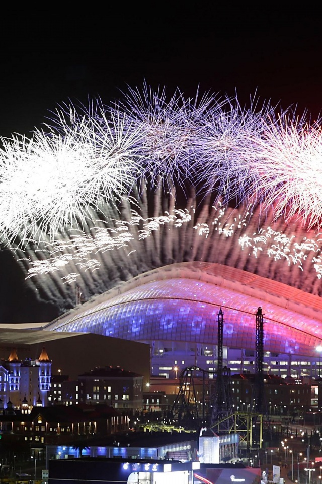 Winter Olympics Sochi 2014 Fireworks