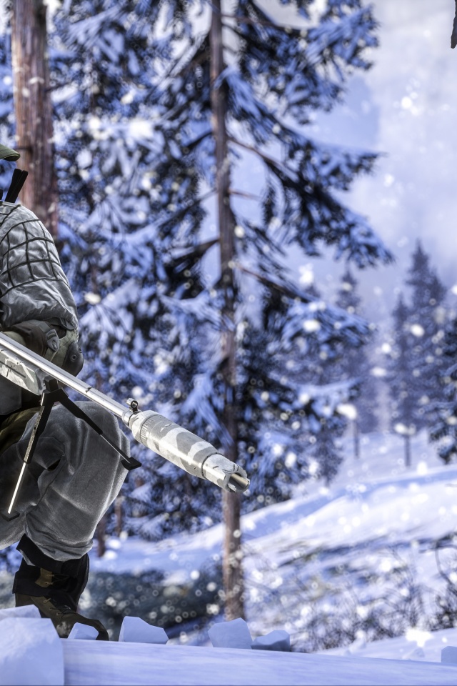 Winter Sniper Rifle Battlefield