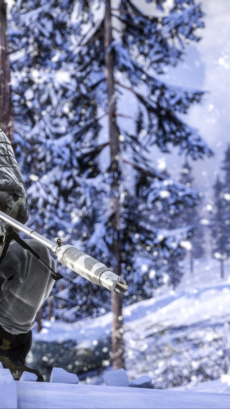 Winter Sniper Rifle Battlefield