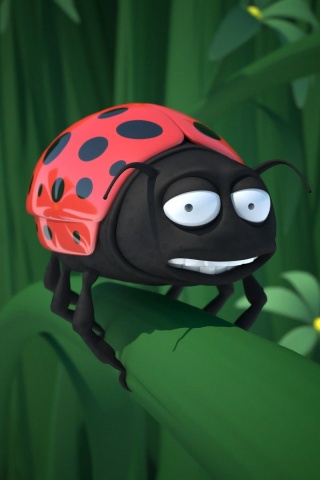 Women Fantasy Digital Cgi Funny Bug Ladybirds