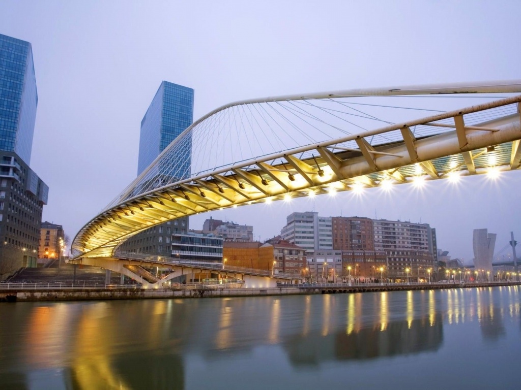 Wonderful Architecture Bilbao Bridge