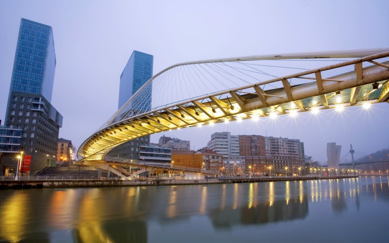 Wonderful Architecture Bilbao Bridge