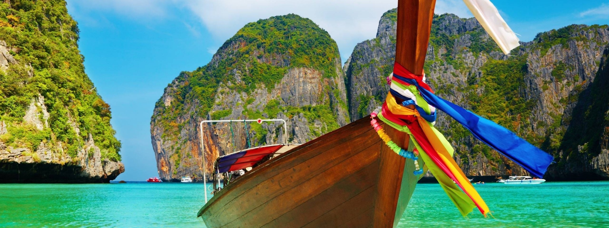 Wooden Boat On Beach