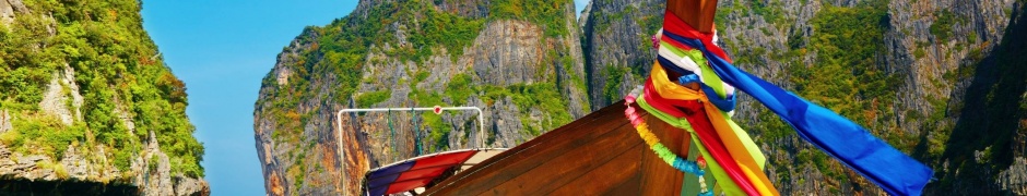 Wooden Boat On Beach