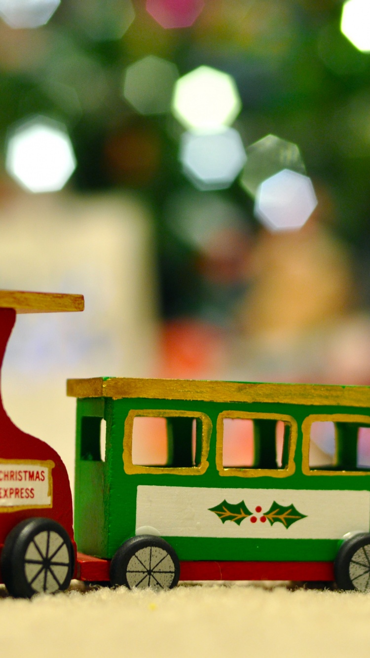 Wooden Christmas Train