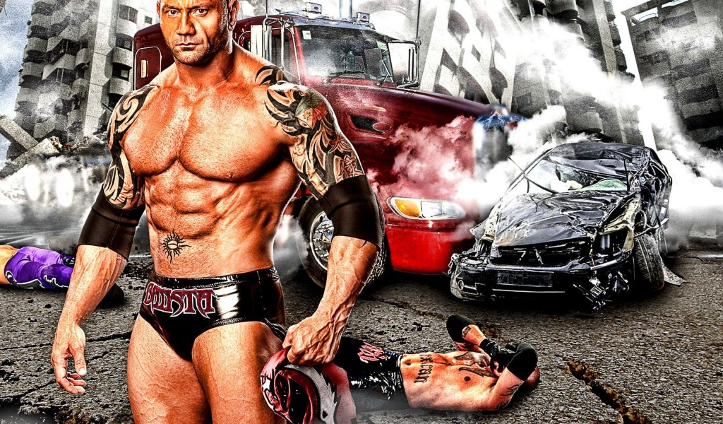 Wwe Villainous Enforcer Dave Batista