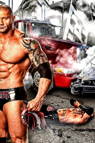 Wwe Villainous Enforcer Dave Batista