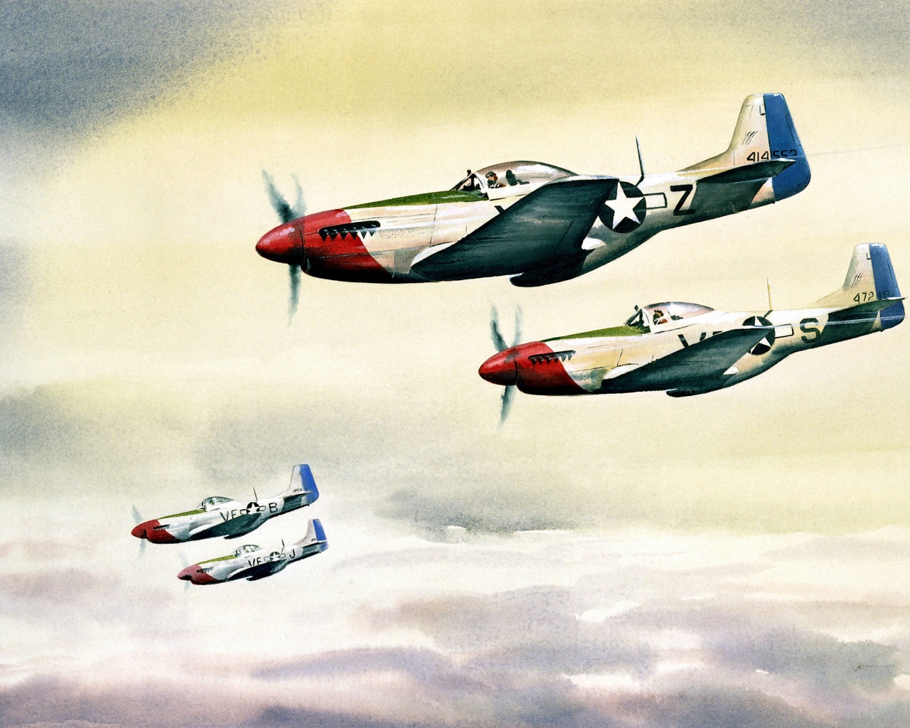 Wwii Aviation Artwork