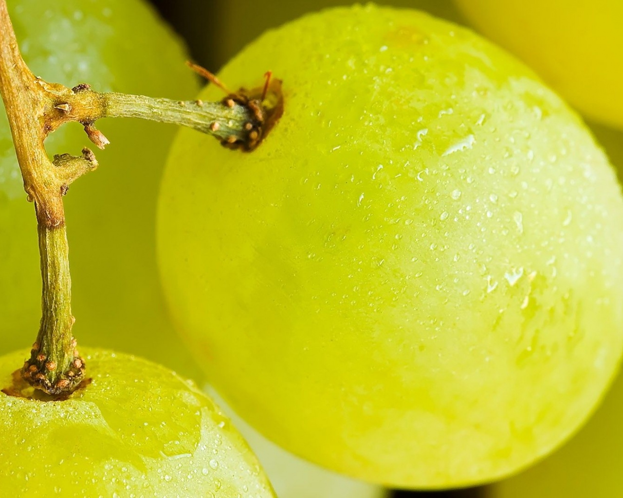 Yellow Fruits Food Grapes