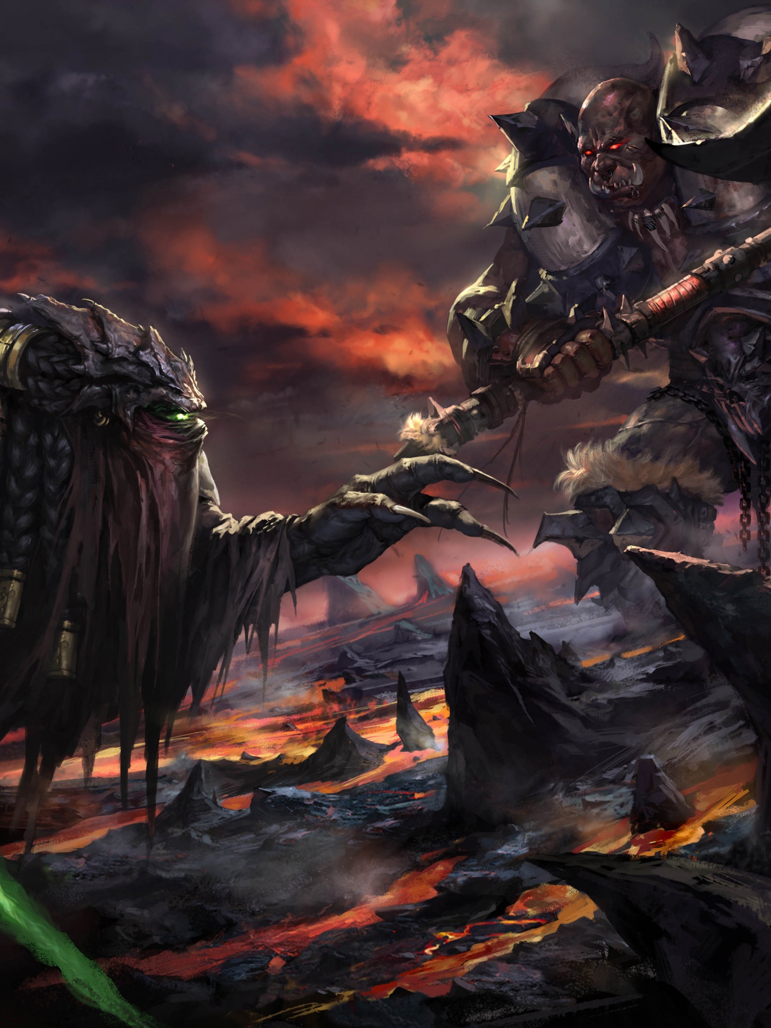 Zeratul Vs Orc - Artwork