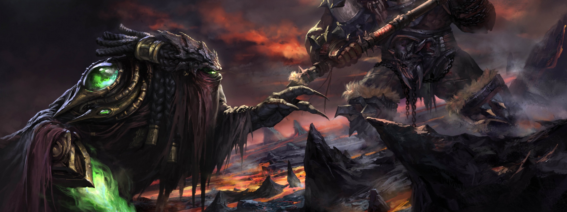 Zeratul Vs Orc - Artwork