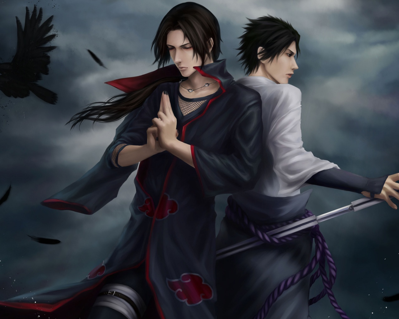 Zetsuai 89 Naruto Uchiha Itachi Sasuke Katana