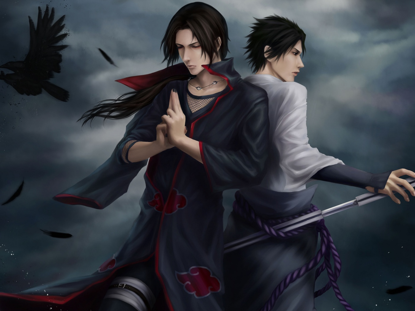 Zetsuai 89 Naruto Uchiha Itachi Sasuke Katana