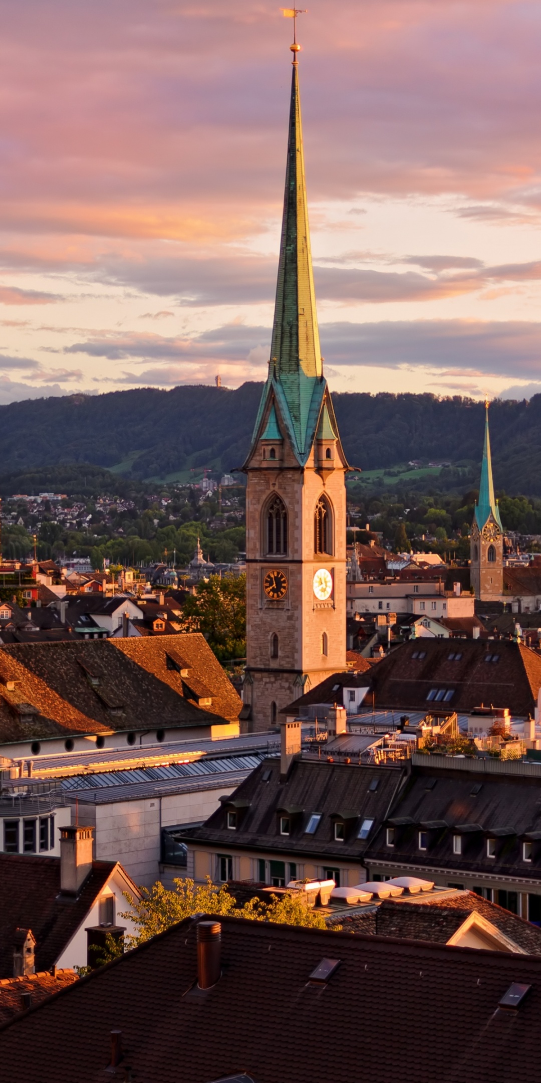 Zurich Switzerland Roofs Buildings