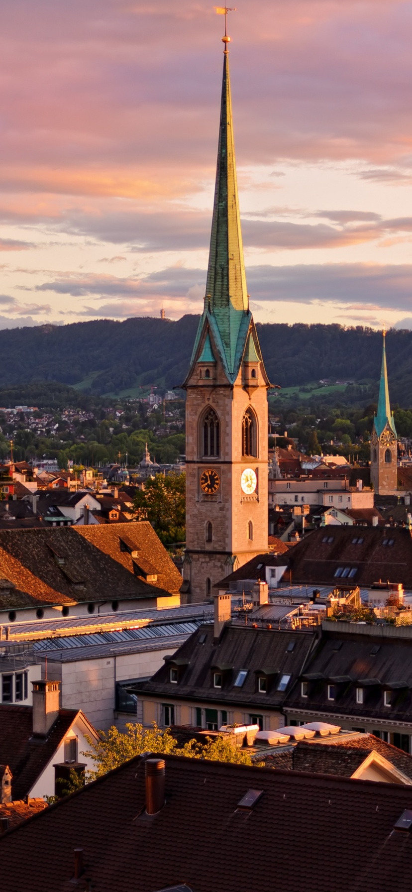 Zurich Switzerland Roofs Buildings